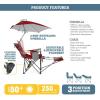 imageSportBrella 3Position Recliner Chair with Removable Umbrella and Footrest
