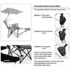 imageSportBrella 3Position Recliner Chair with Removable Umbrella and Footrest