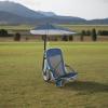 imageSportBrella Beach Chair with UPF 50 Adjustable Umbrella GreyBlue