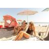 imageSportBrella Core Vented SPF 50 Upright Beach Umbrella 6FootTile Wave Orange
