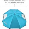 imageSportBrella Premiere XL UPF 50 Umbrella Shelter for Sun and Rain ProtectionAqua