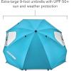 imageSportBrella Premiere XL UPF 50 Umbrella Shelter for Sun and Rain ProtectionAqua