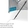 imageSportBrella Premiere XL UPF 50 Umbrella Shelter for Sun and Rain ProtectionAqua