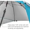 imageSportBrella Premiere XL UPF 50 Umbrella Shelter for Sun and Rain ProtectionAqua