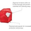 imageSportBrella Premiere XL UPF 50 Umbrella Shelter for Sun and Rain ProtectionBright Gray