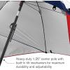 imageSportBrella Premiere XL UPF 50 Umbrella Shelter for Sun and Rain ProtectionRed  White  Blue Stripe
