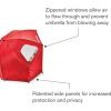 imageSportBrella Premiere XL UPF 50 Umbrella Shelter for Sun and Rain ProtectionRed