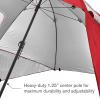 imageSportBrella Premiere XL UPF 50 Umbrella Shelter for Sun and Rain ProtectionRed