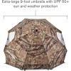 imageSportBrella Premiere XL UPF 50 Umbrella Shelter for Sun and Rain ProtectionWood Camo