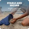 imageSportBrella SolBreeze Shelter UPF 50 Sun and Rain Canopy for Camping Beach and Sports Events7X7Blue