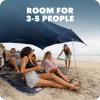 imageSportBrella SolBreeze Shelter UPF 50 Sun and Rain Canopy for Camping Beach and Sports Events7X7Blue