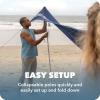 imageSportBrella SolBreeze Shelter UPF 50 Sun and Rain Canopy for Camping Beach and Sports Events7X7Navy