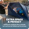 imageSportBrella Suncave UPF 50 Sun and Rain Canopy for Camping Beach and Sports EventsBlue