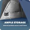 imageSportBrella Suncave UPF 50 Sun and Rain Canopy for Camping Beach and Sports EventsBlue