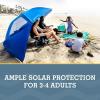 imageSportBrella SuperBrella SPF 50 Sun and Rain Canopy Umbrella for CampingBright Blue