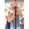 imageSportBrella Umbrella with Holder and Stand that Fits into Trailer Hitch for Tailgates Grey