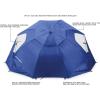 imageSportBrella Vented SPF 50 Sun and Rain Canopy Umbrella for Beach and Sports Events 8FootBlue