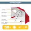 imageSportBrella Vented SPF 50 Sun and Rain Canopy Umbrella for Beach and Sports Events 8FootBlue