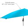 imageSportBrella VersaBrella SPF 50 Adjustable Umbrella with Universal ClampAqua