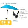 imageSportBrella VersaBrella SPF 50 Adjustable Umbrella with Universal ClampAqua