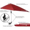imageSportBrella VersaBrella SPF 50 Adjustable Umbrella with Universal ClampFirebrick Red