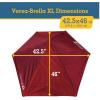 imageSportBrella VersaBrella SPF 50 Adjustable Umbrella with Universal ClampFirebrick Red