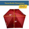 imageSportBrella VersaBrella SPF 50 Adjustable Umbrella with Universal ClampFirebrick Red