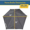 imageSportBrella VersaBrella SPF 50 Adjustable Umbrella with Universal ClampGray