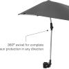 imageSportBrella VersaBrella SPF 50 Adjustable Umbrella with Universal ClampGray