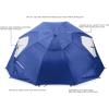 imageSportBrella XL Vented SPF 50 Sun and Rain Canopy Umbrella for Beach and Sports Events 9Foot