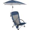 imageSportBrella Beach Chair with UPF 50 Adjustable Umbrella GreyBlue