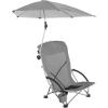 imageSportBrella Beach Chair with UPF 50 Adjustable Umbrella GreyGrey