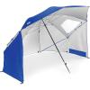 imageSportBrella Vented SPF 50 Sun and Rain Canopy Umbrella for Beach and Sports Events 8FootBlue