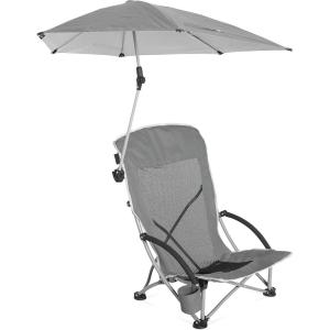 imageSportBrella Beach Chair with UPF 50 Adjustable Umbrella GreyGrey