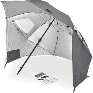 imageSportBrella Premiere XL UPF 50 Umbrella Shelter for Sun and Rain ProtectionGray