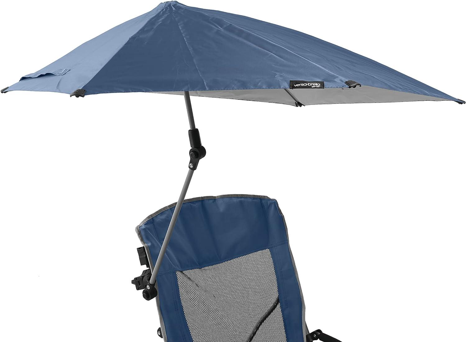 imageSportBrella Beach Chair with UPF 50 Adjustable Umbrella Midnight BlueBlue