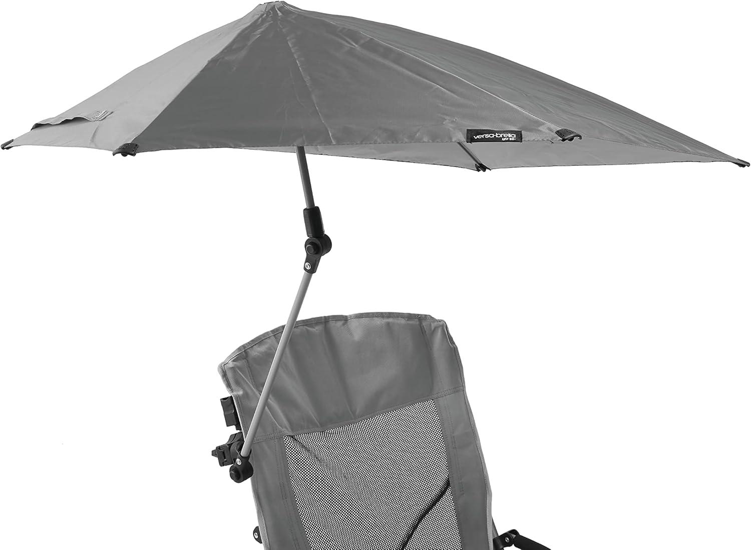 imageSportBrella Beach Chair with UPF 50 Adjustable Umbrella Midnight BlueGrey